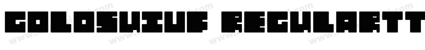 GolosUIVF Regularttf字体转换